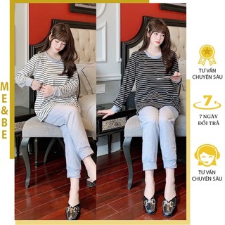 [B21] BỘ QUẦN ÁO BẦU NỈ DA CÁ TRƯỚC VÀ SAU SINH CÓ CHỖ CHO BÉ TI, CHỈNH CHUN BỤNG - QUẦN ÁO BẦU THU ĐÔNG CHO MẸ BẦU