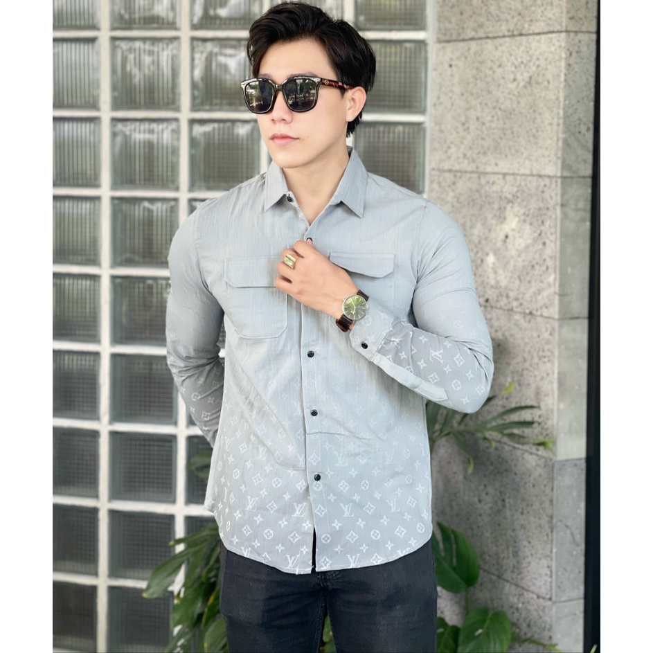 💥Áo sơ mi nam dài tay họa tiết hàn quốc thời trang cao cấp siêu đẹp