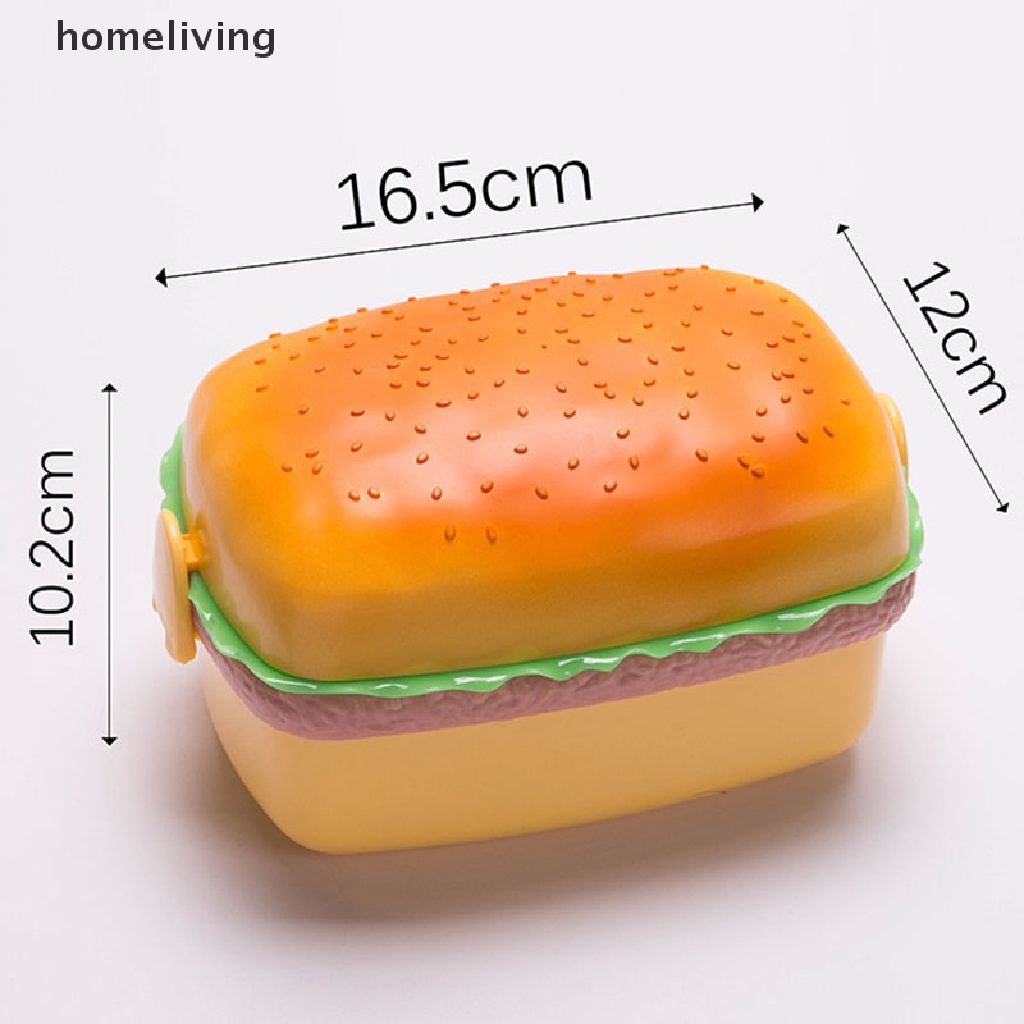 Hộp cơm Hình Hamburger Dễ Thương