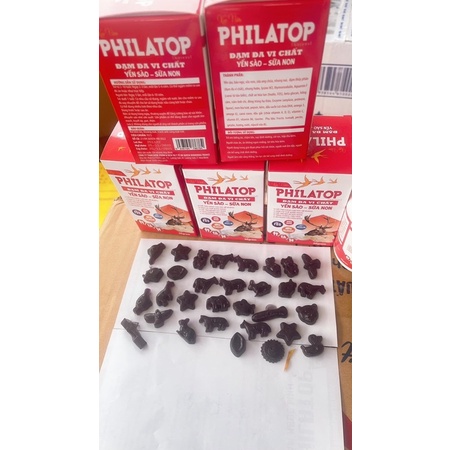 COMBO 5 lọ kẹo dẻo PHILATOP YẾN SÀO - NHUNG NAI tăng đề kháng, ăn ngon cho bé