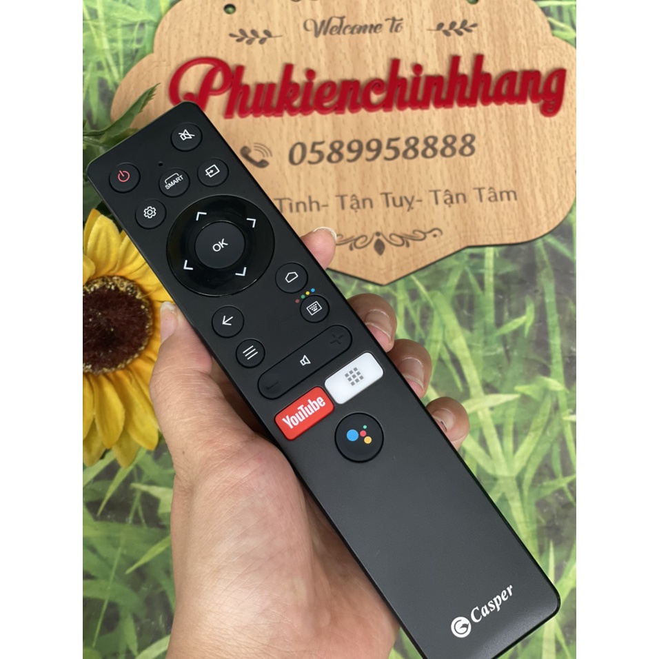 [HÀNG XỊN] REMOTE TIVI CASPER GIỌNG NÓI