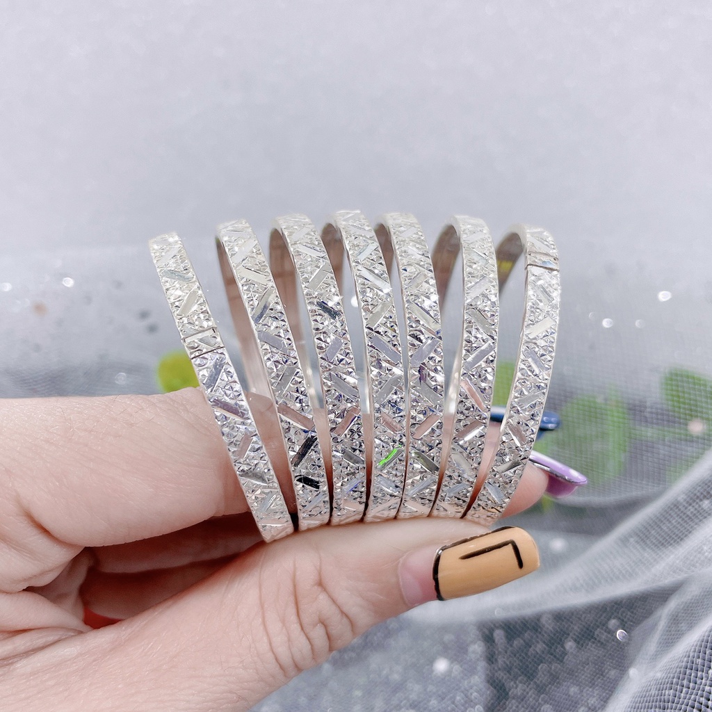 XIMEN BẠC CHO BÉ KIỂU CHỮ V BẢNG 4 LI ( Bạc 925)