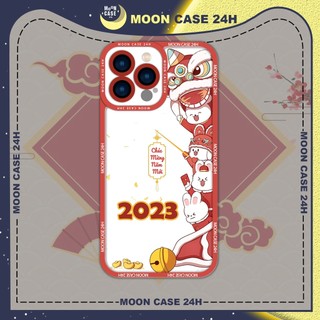 Ốp lưng iphone cạnh vuông Moon Case Tết 2023 7/7plus/8/8plus/x/xs/11/12/13/14pro/max/plus/promax