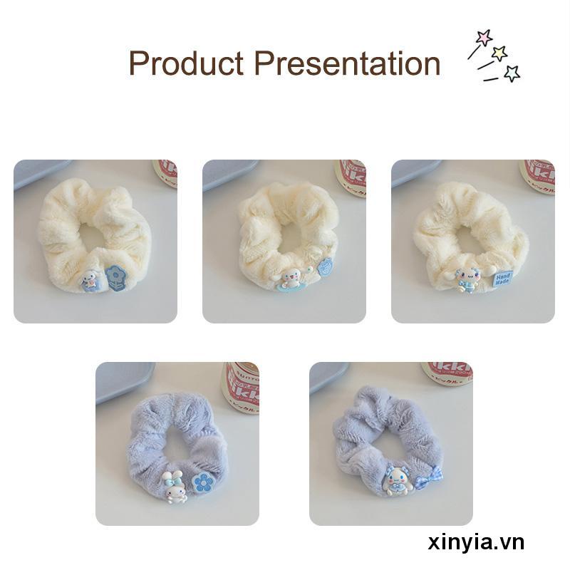 Dây Buộc Tóc Acrylic Hình Chú Chó Dễ Thương Cho Nữ