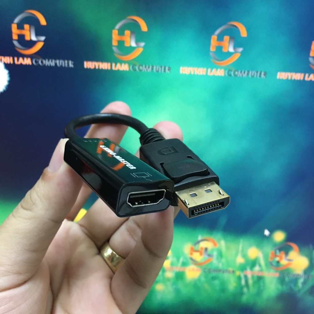 Đầu chuyển DisplayPort sang HDMI KingMaster KY-D253B 4K*2K - Hàng chính hãng