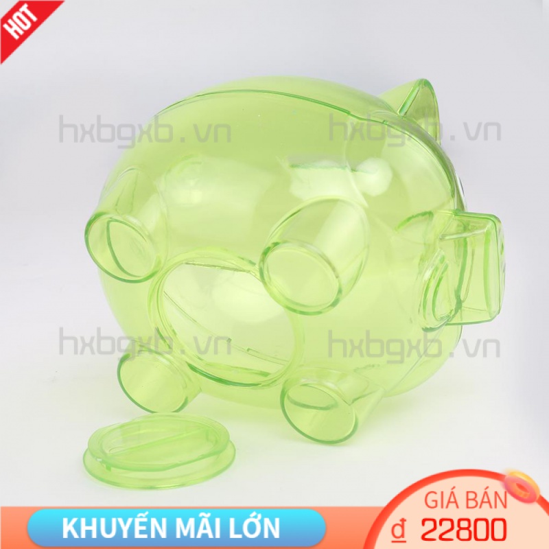 Hộp Đựng Tiền Tiết Kiệm Bằng Nhựa Trong Suốt In Hoạt Hình Dễ Thương Cho Bé