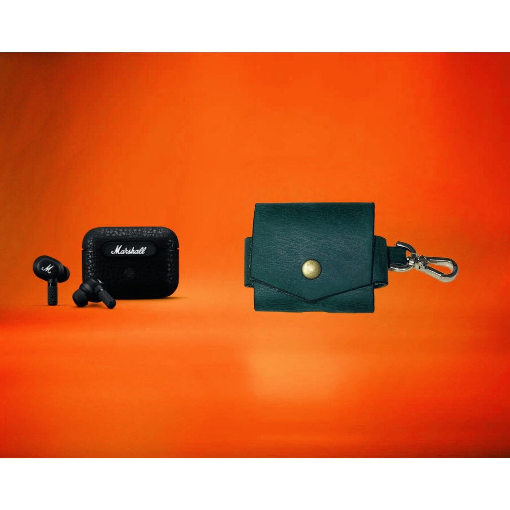 BAO DA TAI NGHE MARSHALL MOTIF  , HANDMADE DA THẬT, CASE MARSHALL MOTIF