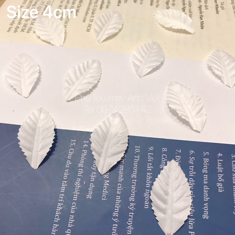lá vải phi lụa (4cm)