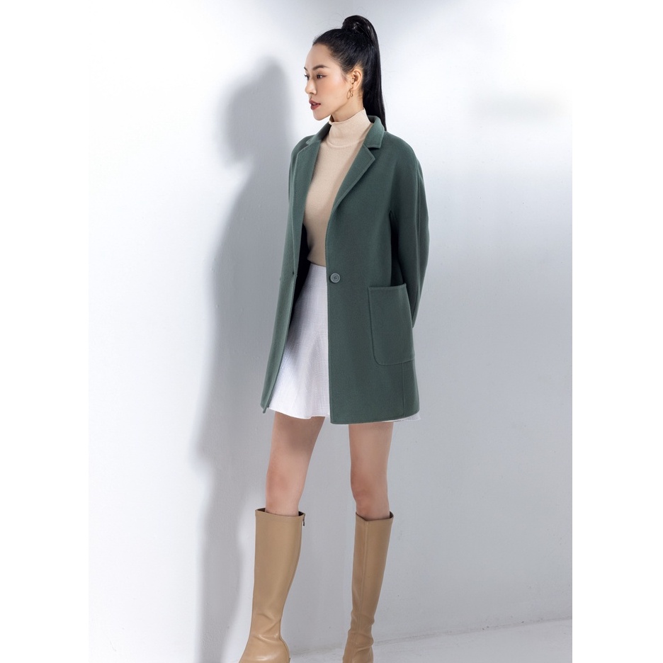 Áo khoác dạ Handmade 2022 2 túi ốp D.CHIC MS: 980259