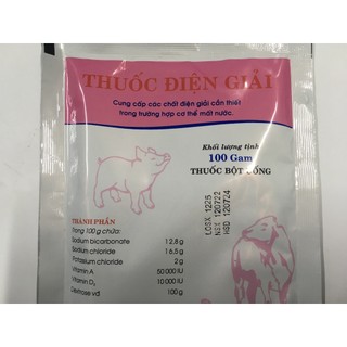 Điện giải 100 gram bù nước cho vật nuôi