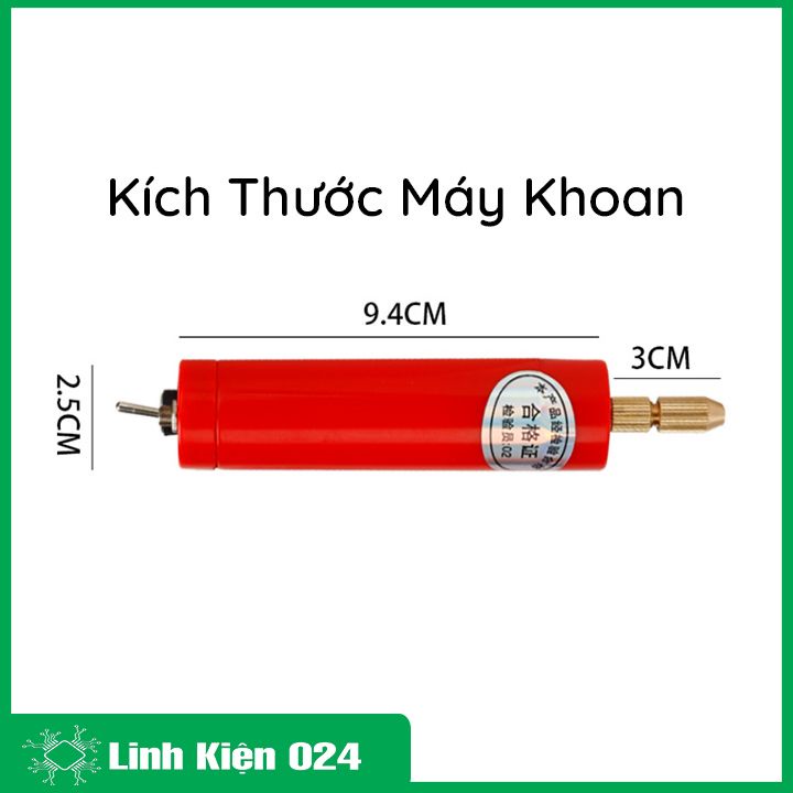 Máy khoan mini cầm tay điện áp 5V sạc USB 2A dùng khoan thủ công, khoan gỗ, bảng mạch PCB màu máy giao ngẫu nhiên