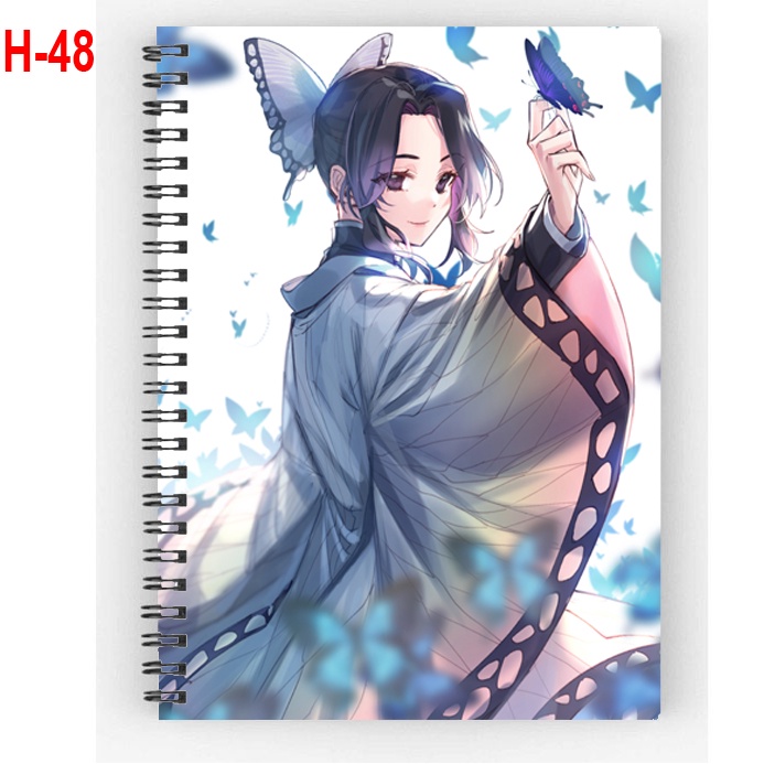 Sổ lò xo  sổ gáy xoắn Kochou Shinobu anime kimetsu no yaiba