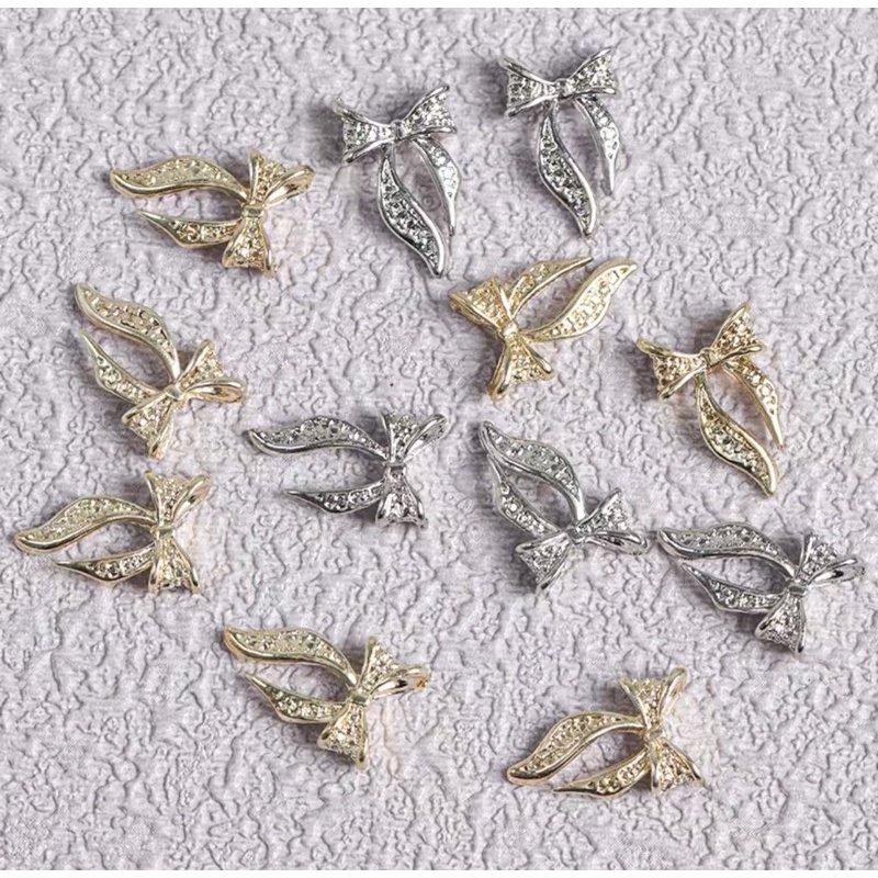 charm nơ cánh dài siêu hotttt gói 2 viên/màu