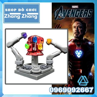 Đồ chơi Xếp hình găng tay vô cực người sắt Iron man Infinity Gauntlet Minifigures Xinh Xh1361