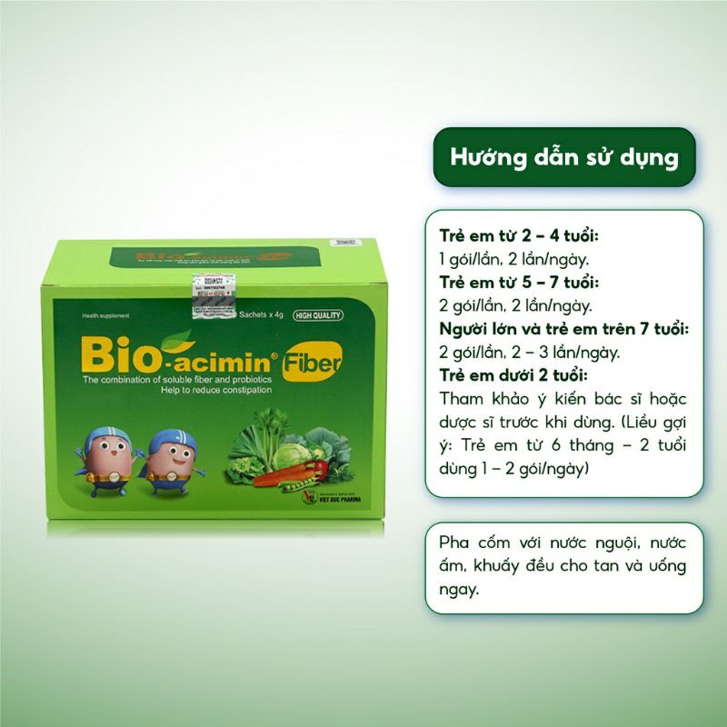 Cốm Vi Sinh Bio-Acimin Gold/ Fiber