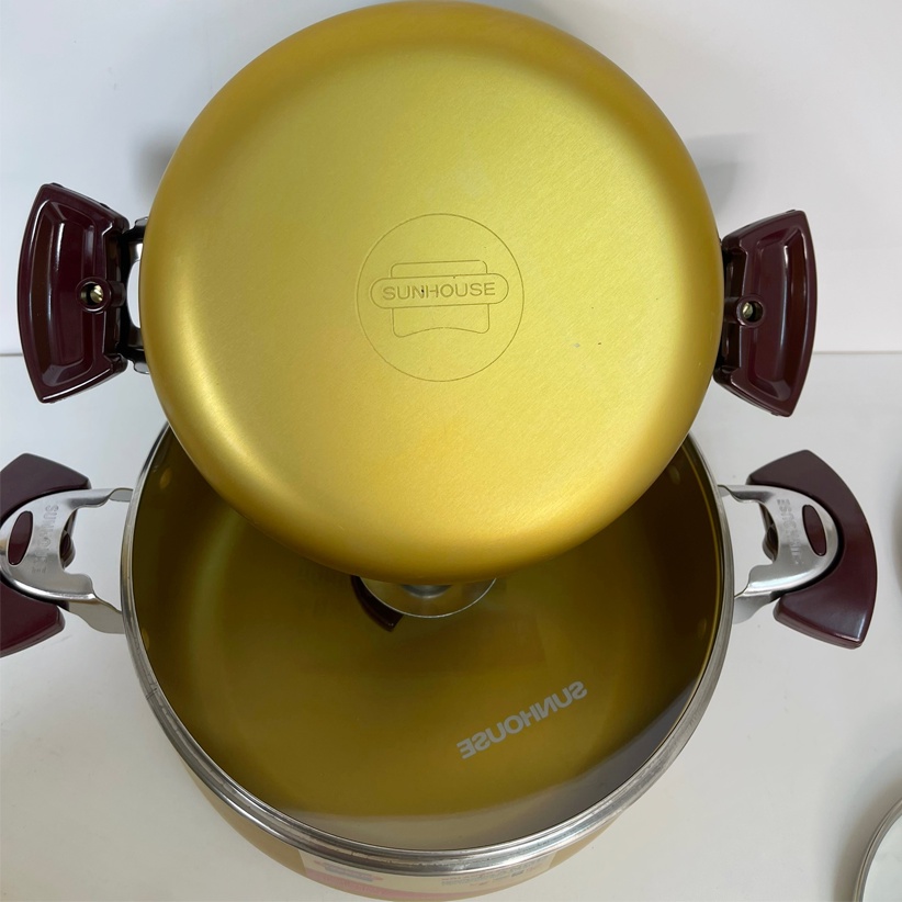 Bộ 3 nồi nhôm ANOD SUNHOUSE SH6634