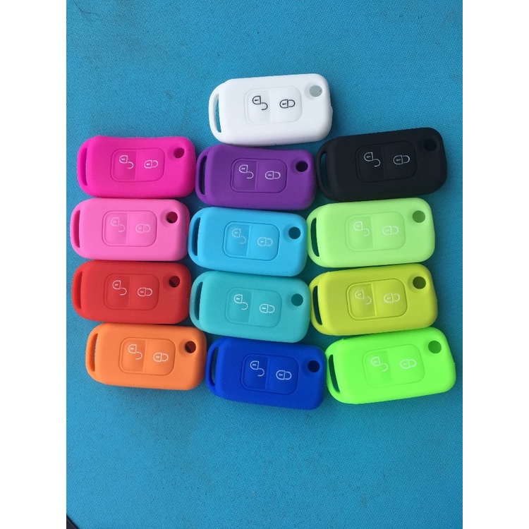 1 Vỏ Silicon Bảo Vệ Chìa Khóa Xe Hơi AFfebe35NBhjfm06 E113 A C E S W168 W202 W203 2 Nút Bấm