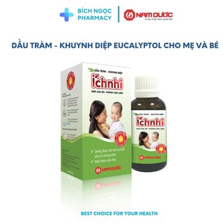 Dầu Tràm - Khuynh Diệp Ích Nhi Cho Bé Và Mẹ Sau Sinh 30ml
