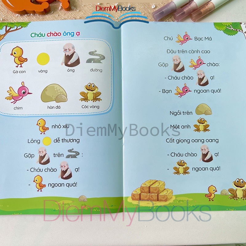 Sách - Tập Nói Tập Đọc - Thơ Cho Bé - Giúp Bé Phát Triển Tư Duy Ngôn Ngữ Và Giao Tiếp Cho Bé Mầm Non Từ 0 đến 6 Tuổi