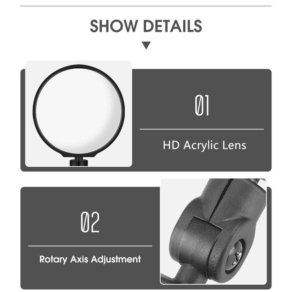 Gương Chiếu Hậu Góc Rộng Xoay 360 Độ VANES1 Dành Cho Xe Đạp