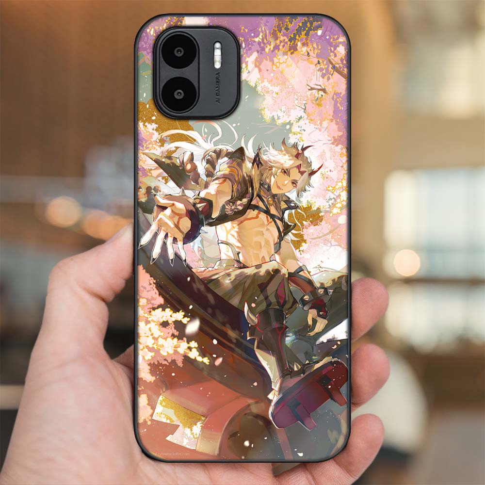 Ốp lưng Xiaomi Redmi A1 viền đen in hình Arataki Itto Genshin Impact