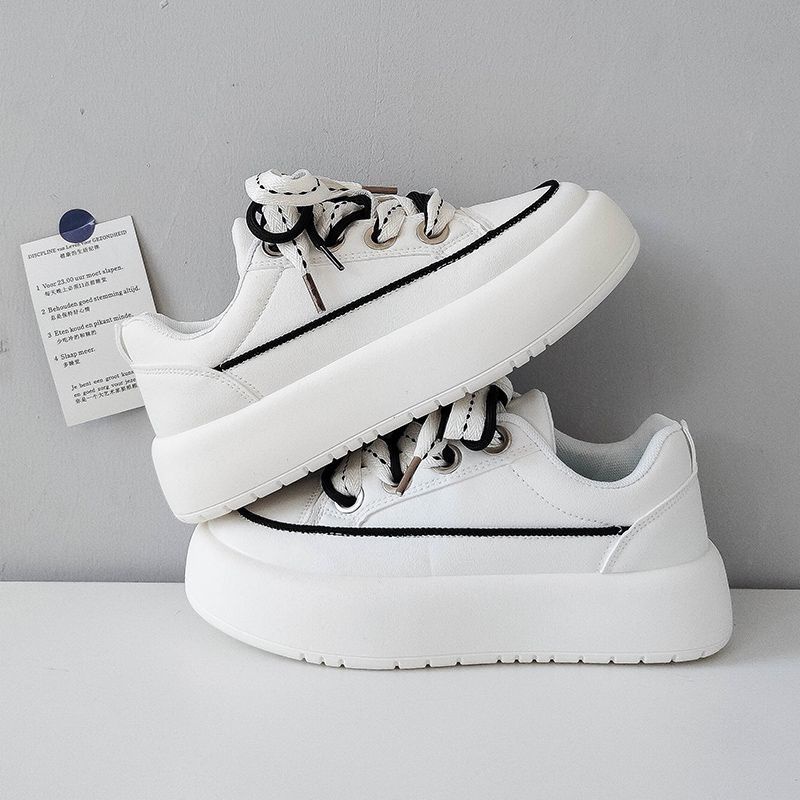 Giày Thể Thao Đế Dày Tăng Chiều Cao Thời Trang Mùa Thu Cho Nữ