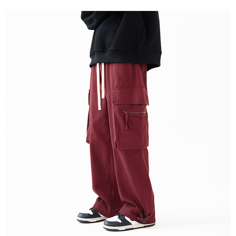 Quần Dài Dáng Rộng Lưng Thun Co Giãn Tốt Cỡ Lớn Thời Trang Cao Cấp Dành Cho Nam Nữ