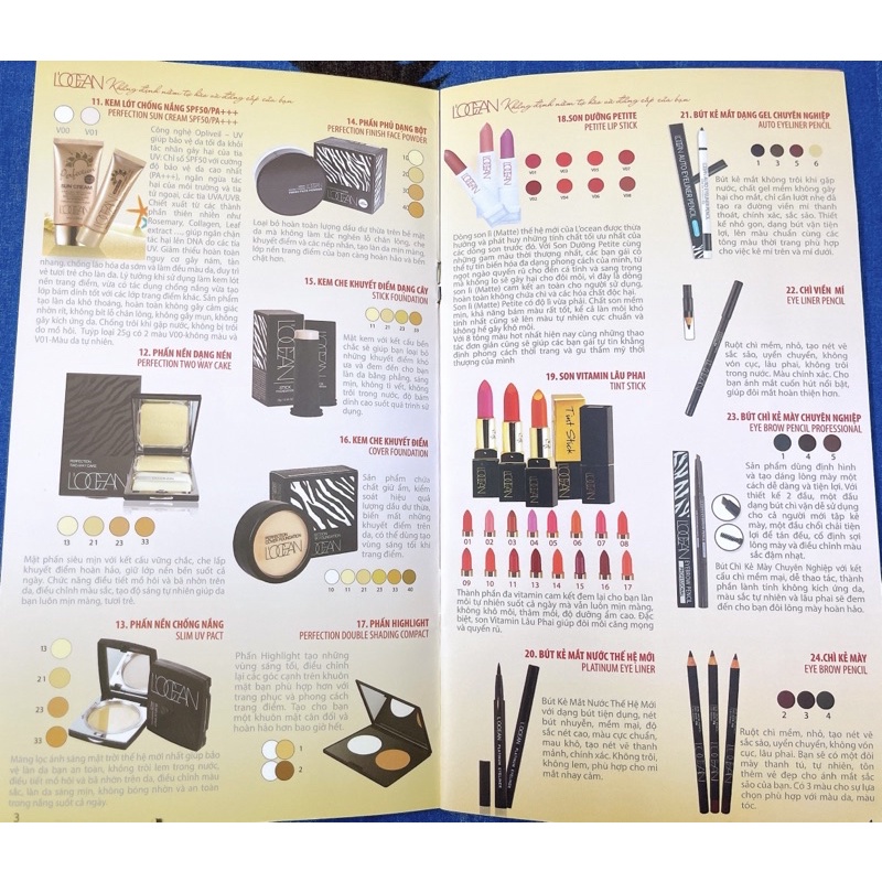 Kem Lót Nền Locean Trang Điểm Collagen - SPF10 - Perfection Liquid Foundation With Collagen - SPF10 L'OCE