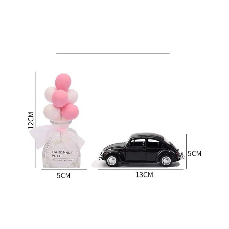 Set trang trí ô tô (nhiều màu)+ lọ bóng + thảm hoa đính đá trang trí taplo xe, tạo không gian sinh động trong xe