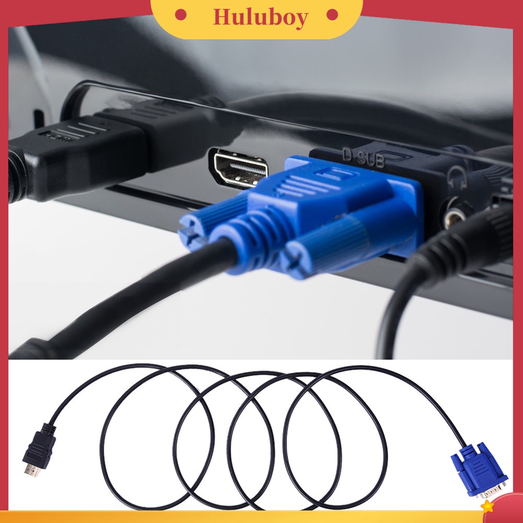 Cáp kết nối bộ chuyển đổi HDTV HDMI 1080P sang VGA 15 chân cho PC TV