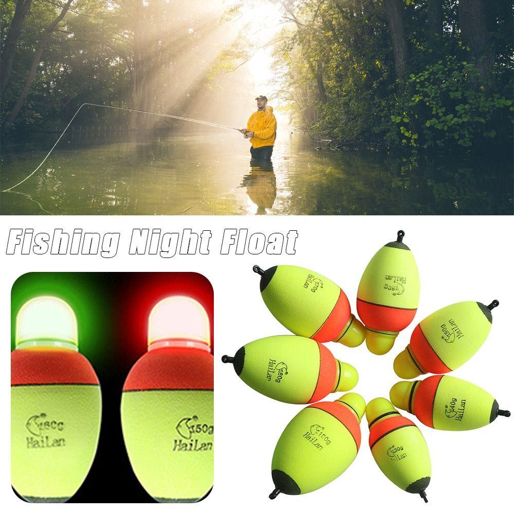 Phao Câu Cá Ban Đêm Bằng Nhựa 30g / 40g / 50g / 60g / 70g / 80g / 100g