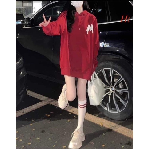 Áo hoodie chữ M in 2 mặt H2A767