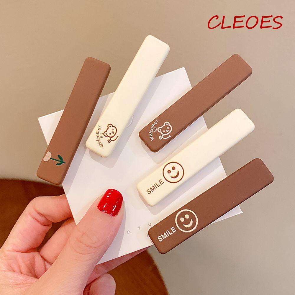 Kẹp Tóc Nhựa Hình Gấu Hoạt Hình Ngọt Ngào Cho Nữ