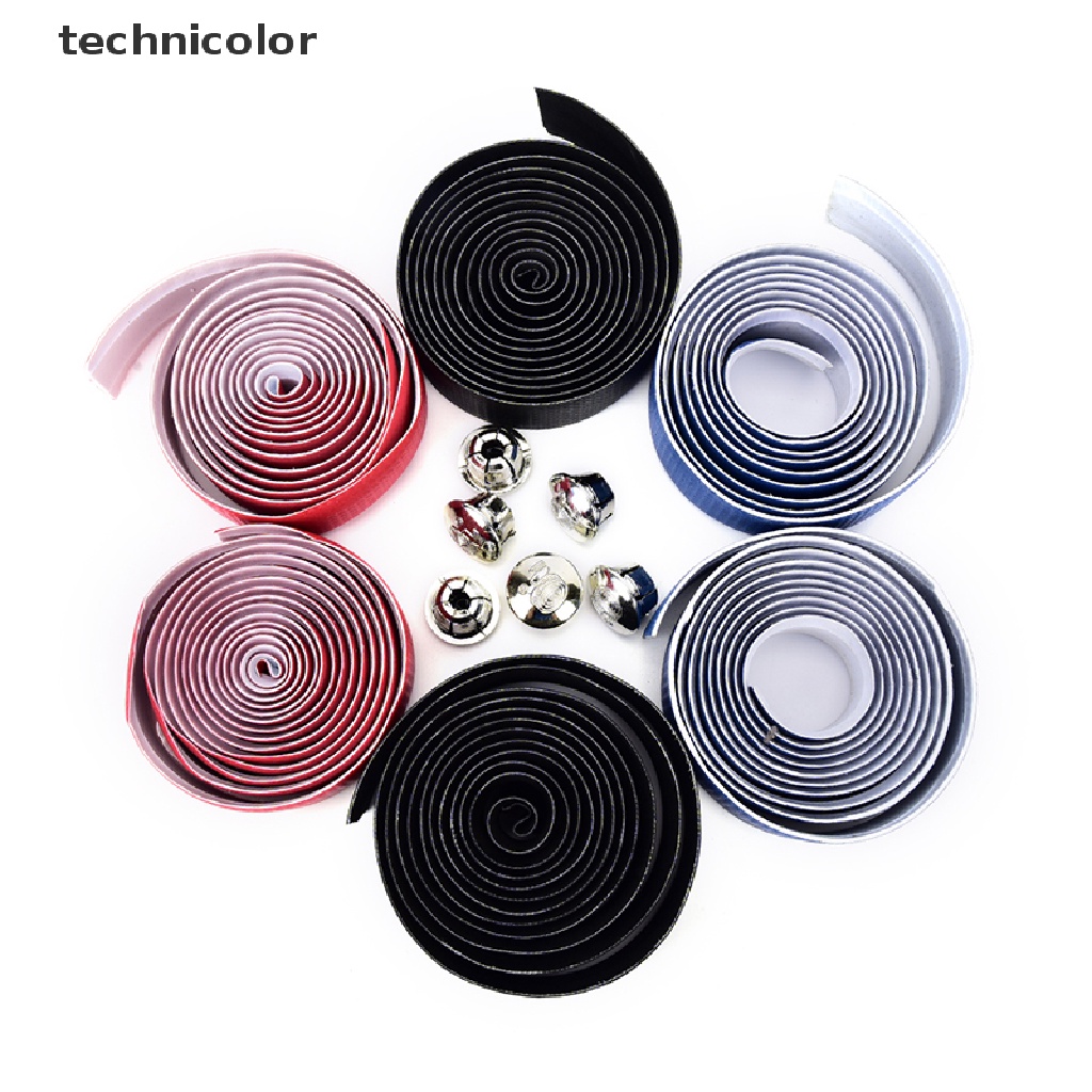 Set 2 Cuộn Băng Quấn Tay Lái Xe Đạp + 2 Nút Chặn Bằng Sợi Carbon