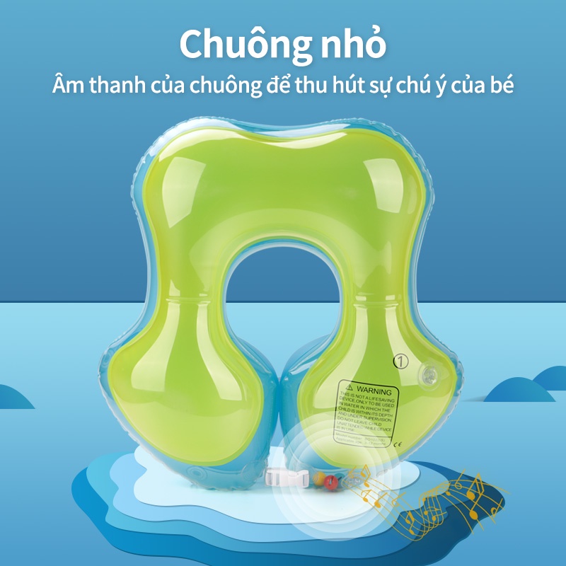 Phao Bơi Bơm Hơi Hình Cá Voi / Gấu Hoạt Hình Có Thể Tháo Rời Cho Bé