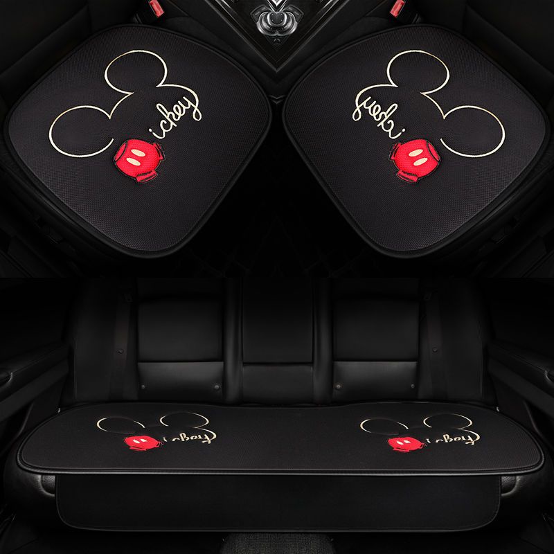 Đệm Lót Ghế Ngồi Xe Hơi Hình Chuột Mickey Dễ Thương Thông Dụng