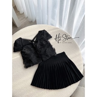 H2STORE - CHÂN VÁY NGẮN XẾP LY XÒE - QA03061