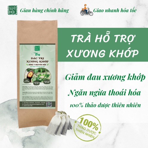 Trà xương khớp thảo dược túi lọc hỗ trợ giảm đau nhức xương khớp vai gáy tuổi già tăng tiết dịch sụn vận động linh hoạt