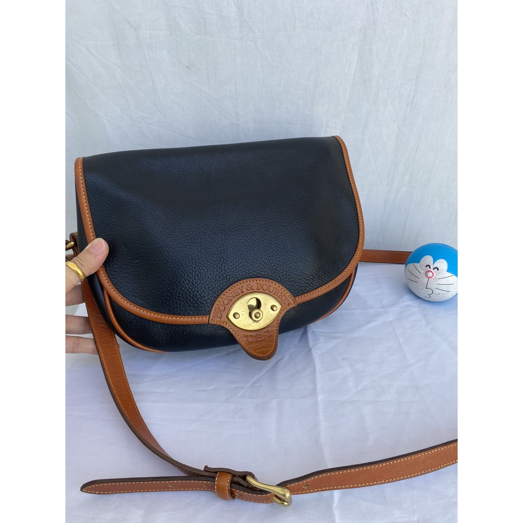 Túi vit Mỹ DOONEY&BOUKER đeo chéo màu xanh đen