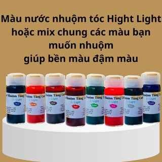  Thuốc nhuộm tóc Hight Light màu gốc I LIGHT 10ML giúp tóc lên chuẩn màu bền màu