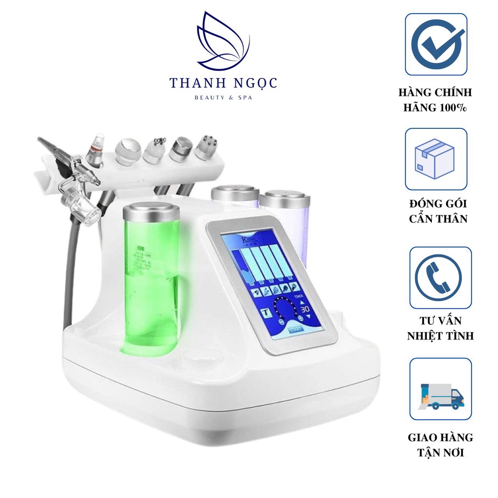 GÁ TỐT Máy Aqua 6 in 1, 6 chức năng dùng trong spa thẫm mỹ viện