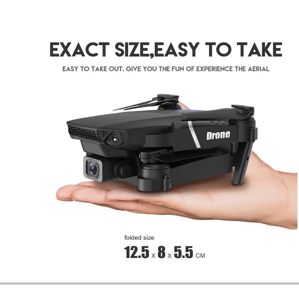 Flycam điều khiển từ xa tích hợp Camera kép 4K Ultra HD ☘️ FREESHIP ☘️