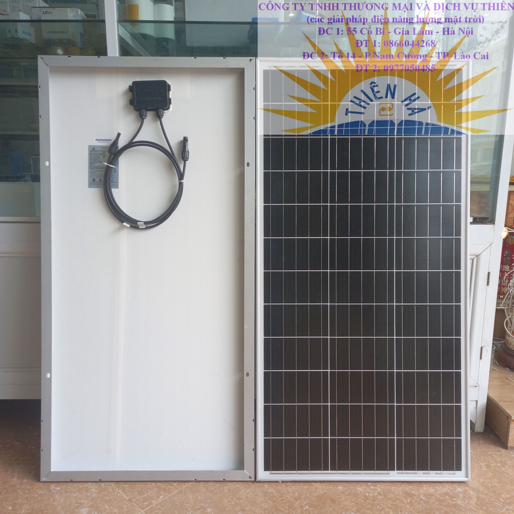 Tấm pin năng lượng mặt trời mono 100W
