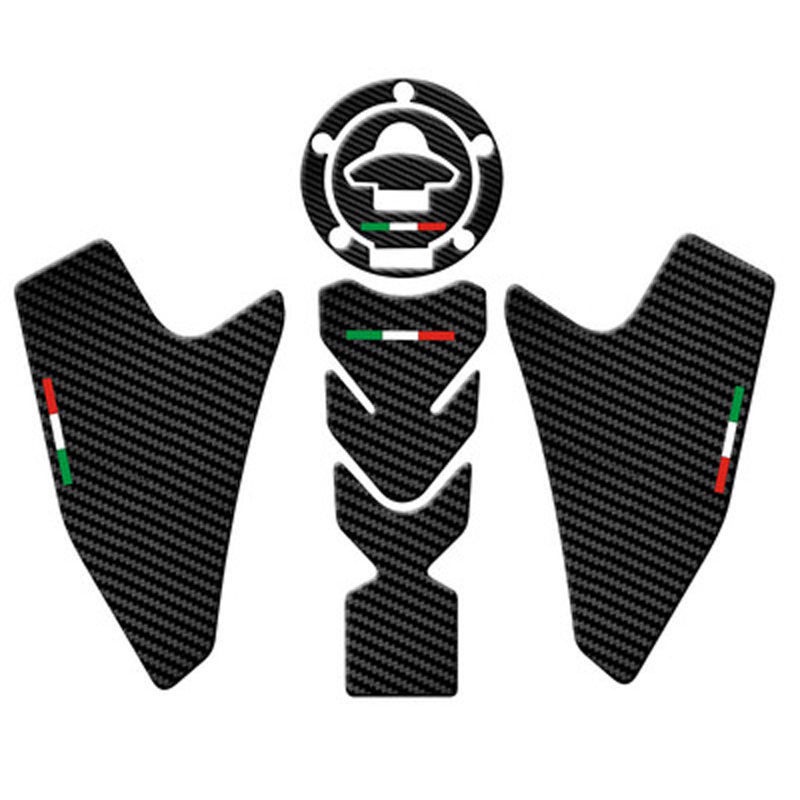 Miếng Dán Trang Trí Bình Xăng Chống Trượt Hình Xương Cá Cho Ducati monster821 PFJ & monster950