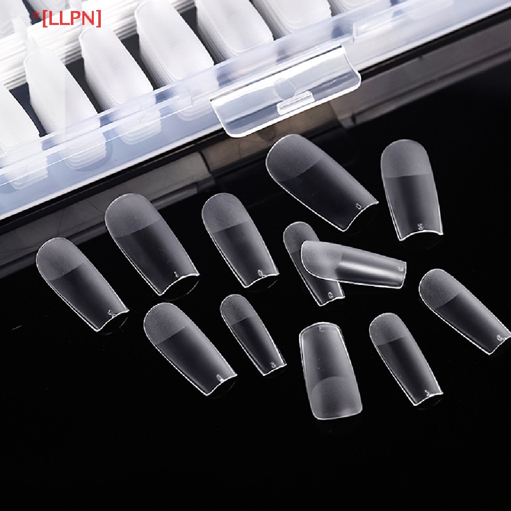 [loyaltysun.vn] 240pcs Gel X Fake Nails Tip Press on Extension Acrylic Full Cover False Nail Welcome