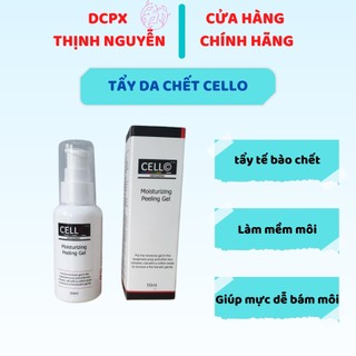 Tẩy tế bào chết cello cho môi khi phun xăm