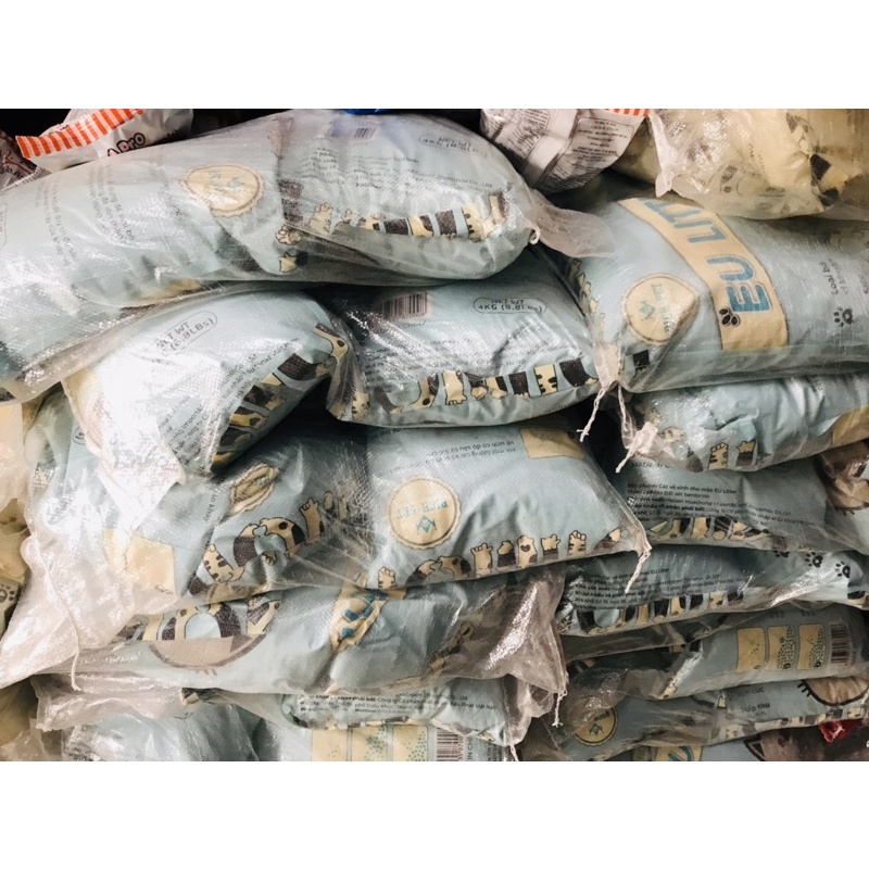 Cát  EU LITTER siêu vón, khử mùi tốt , hút nước nhanh