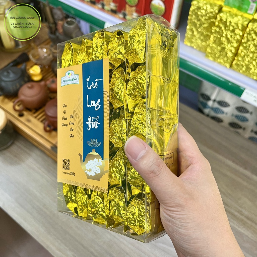 Trà Tân Cương Long Đình 250g - Trà ấm - Chè Thái Nguyên Chính Hãng Tân Cương Xanh Thương Hiệu Cúp Vàng Uy Tín