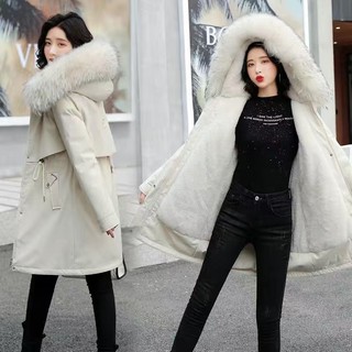 ÁO KHOÁC PHAO NỮ DÁNG DÀI LÓT LÔNG SIÊU ẤM NHIỀU MÀU SẮC kèm hình thật