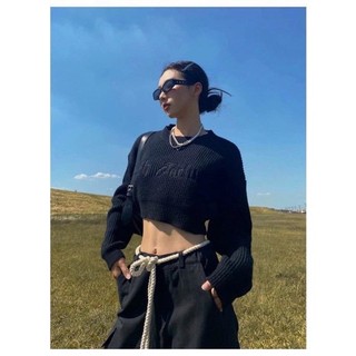 Áo len croptop